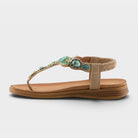 Patrizia Sinai Turquoise Multi Sandal