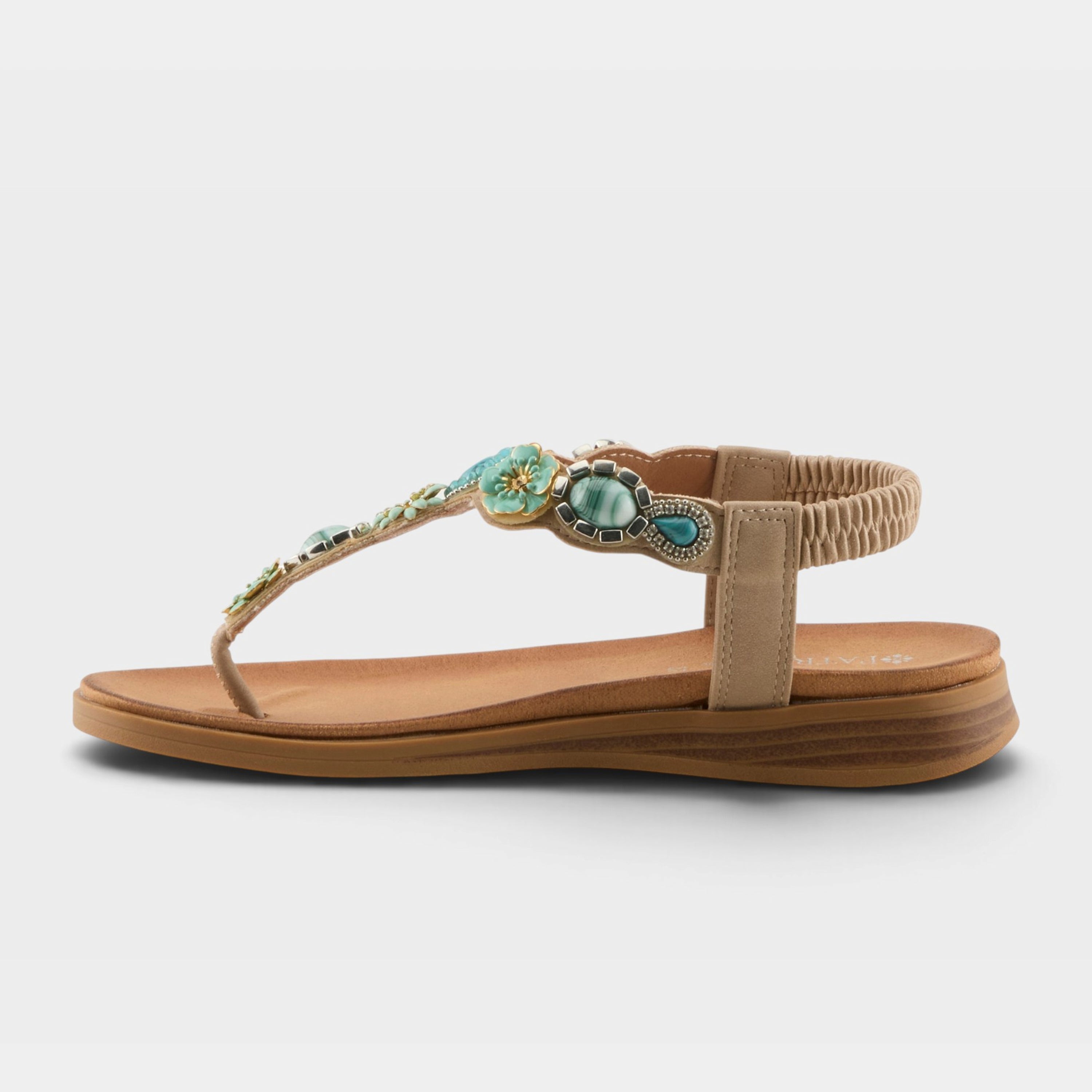 Patrizia Sinai Turquoise Multi Sandal