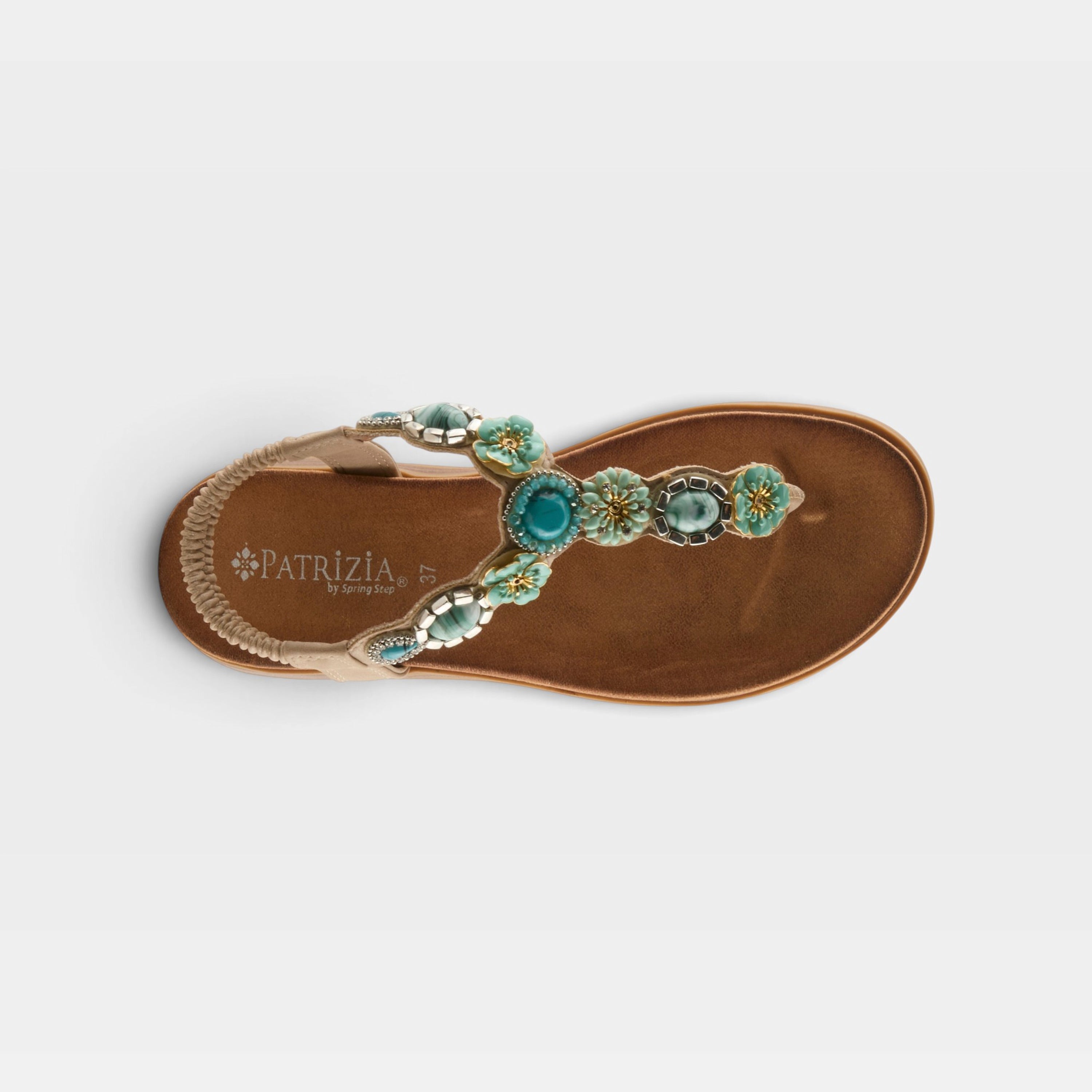 Patrizia Sinai Turquoise Multi Sandal