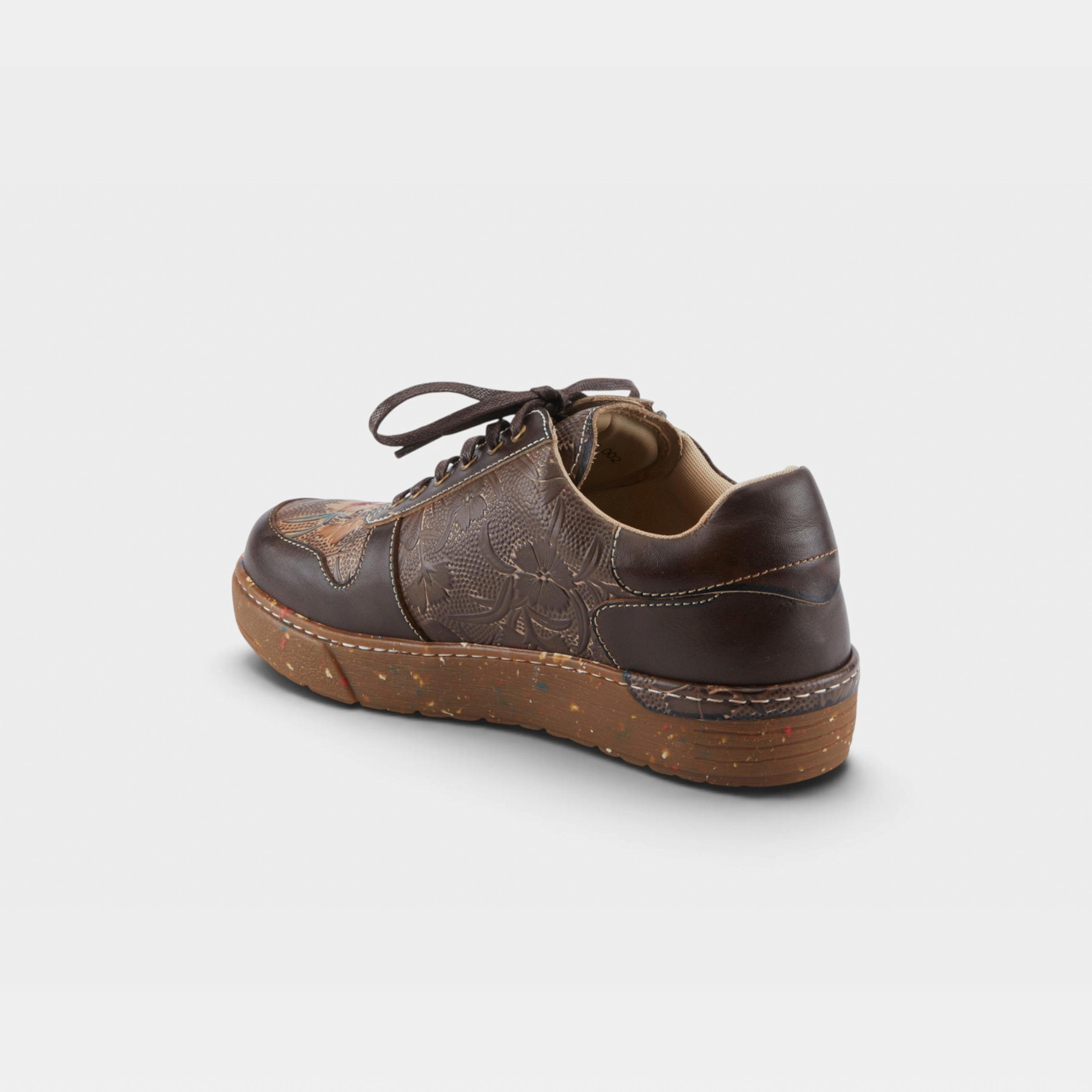L'Artiste Sincerity sneakers in Brown Multi, alternate angle view