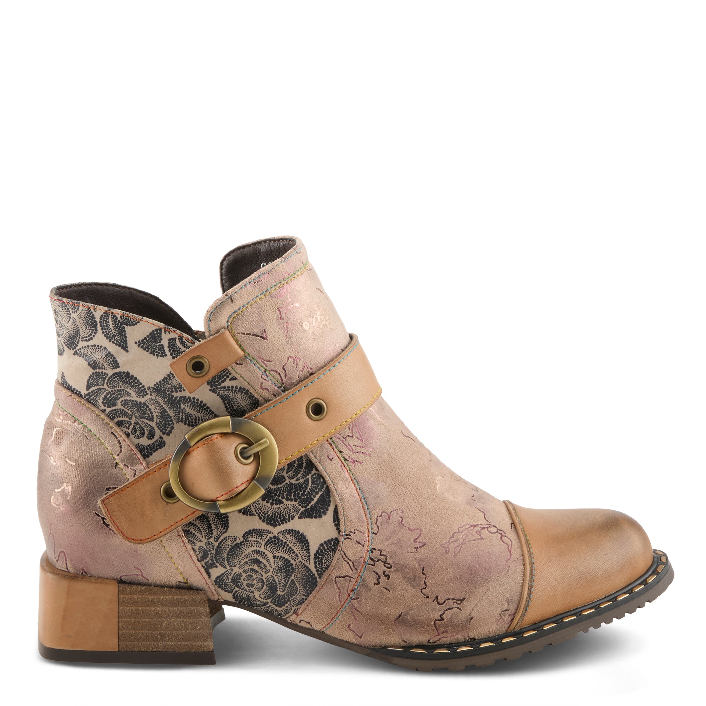 L'Artiste Sipperb Ankle Block Heel Boots - Spring Step Shoes