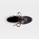 L'Artiste Siren boots in Black Multi, top view