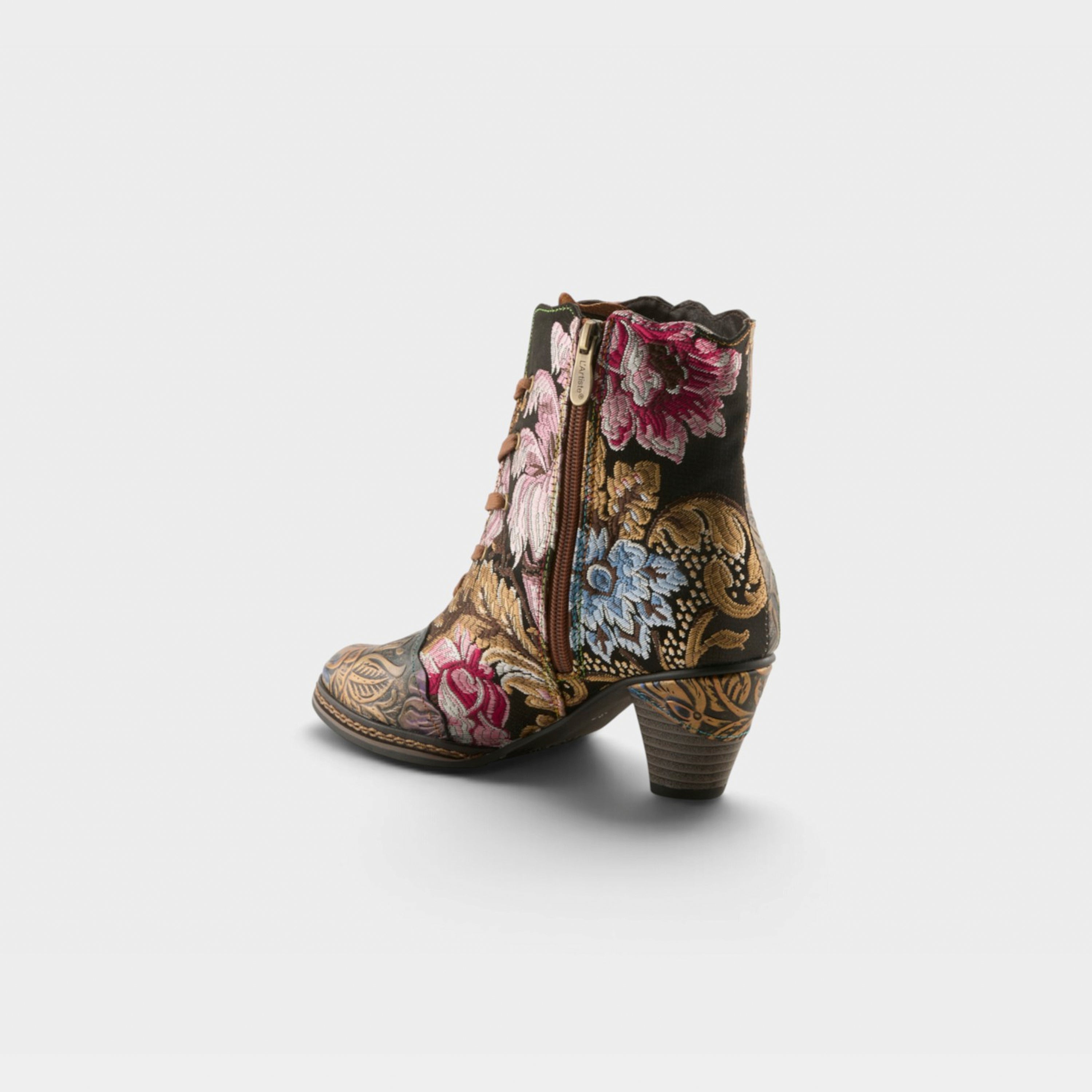 L'Artiste Siren boots in Bronze Multi, alternate angle view
