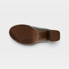 L'Artiste Skyhigh mules in Black Multi, outsole view