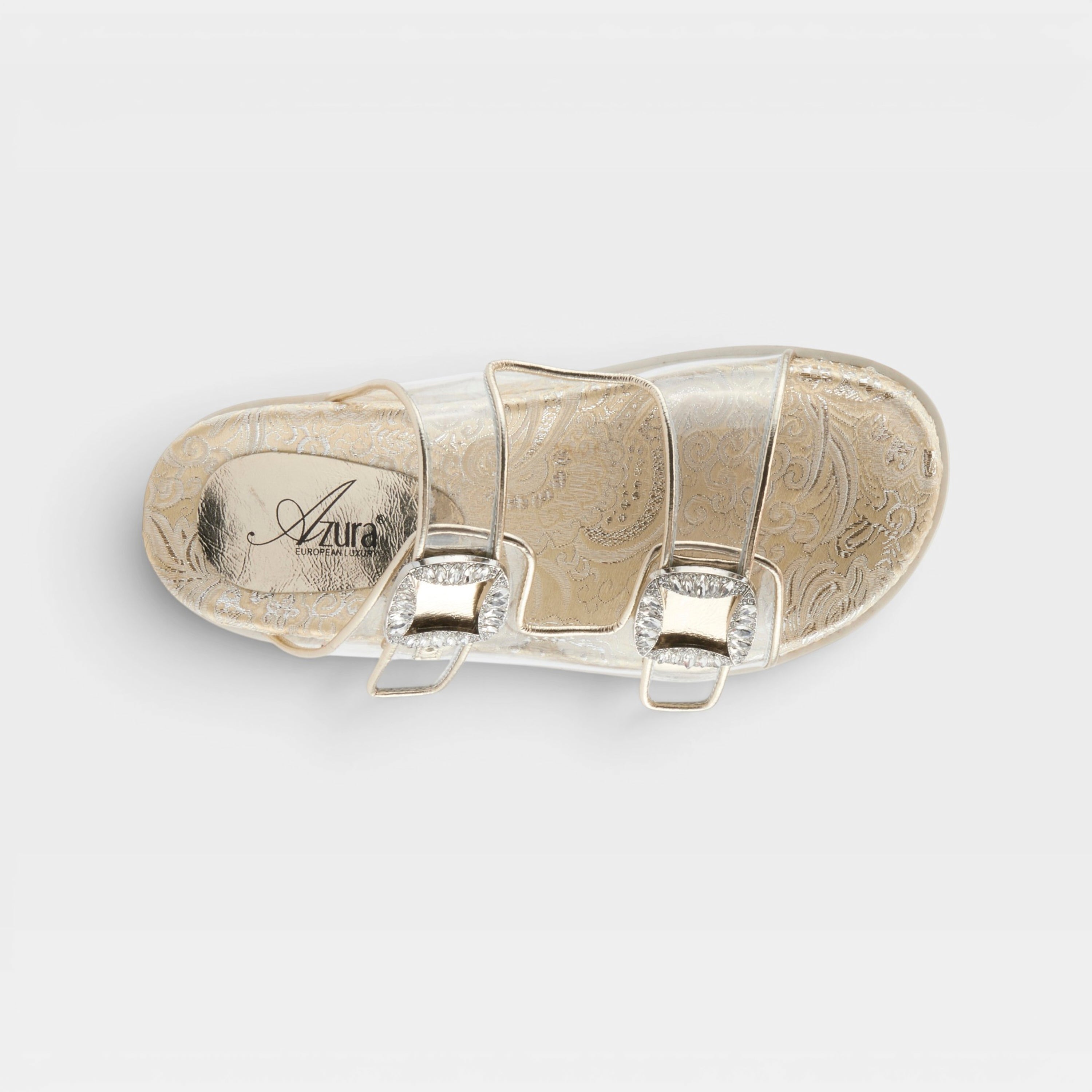 Azura Slidemein Gold Sandal