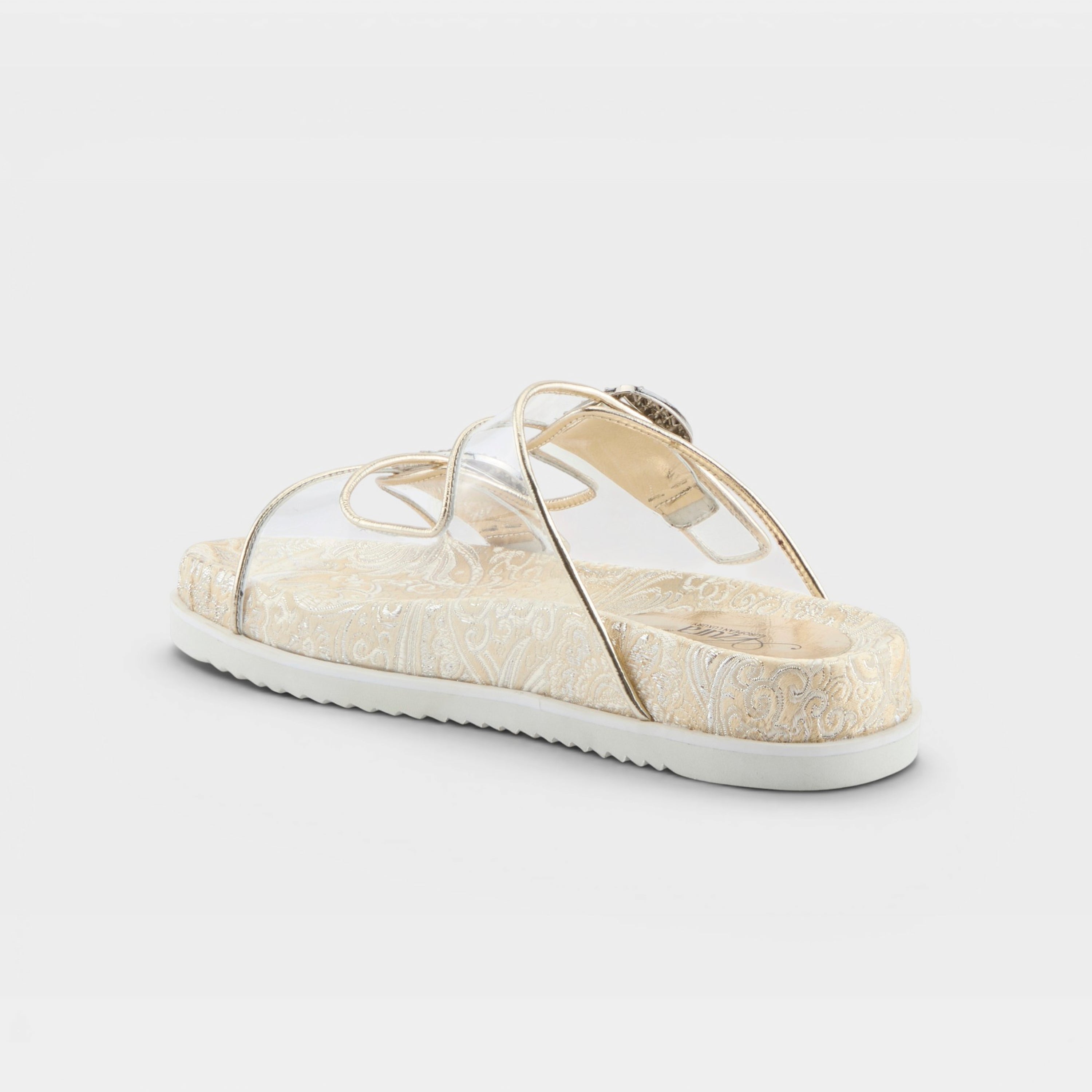 Azura Slidemein Gold Sandal
