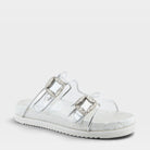 Azura Slidemein Silver Sandal