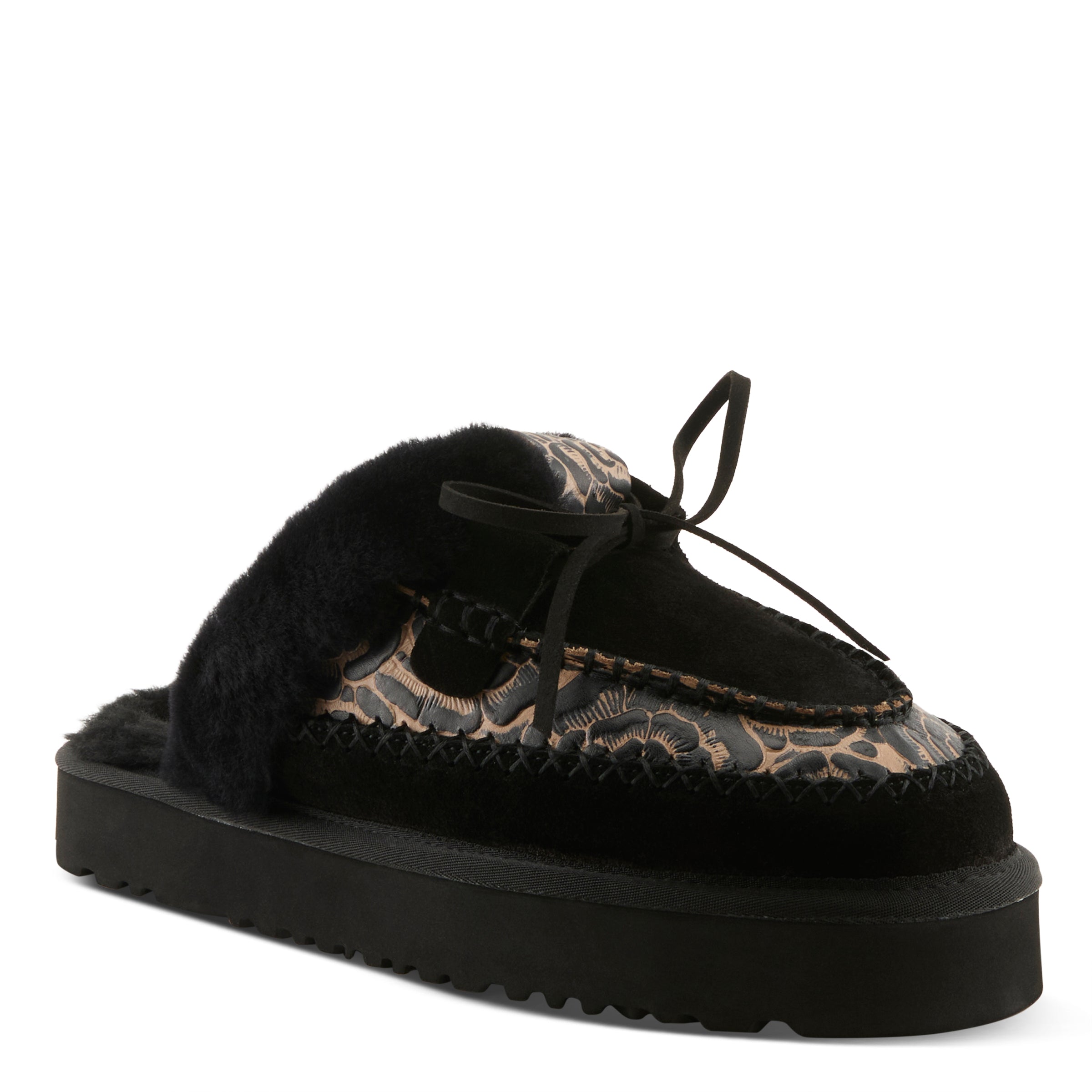 BLACK MULTI SUEDE