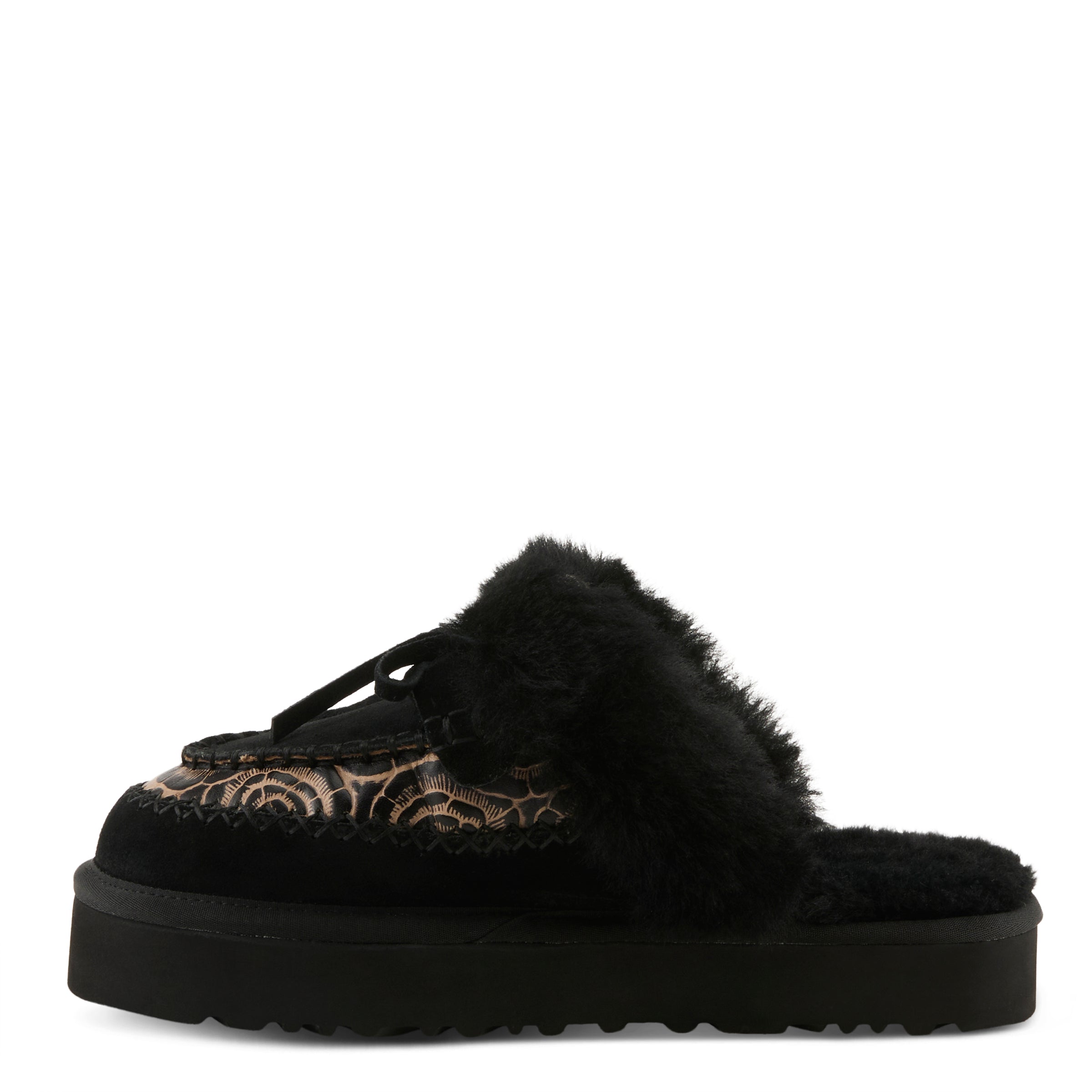 BLACK MULTI SUEDE