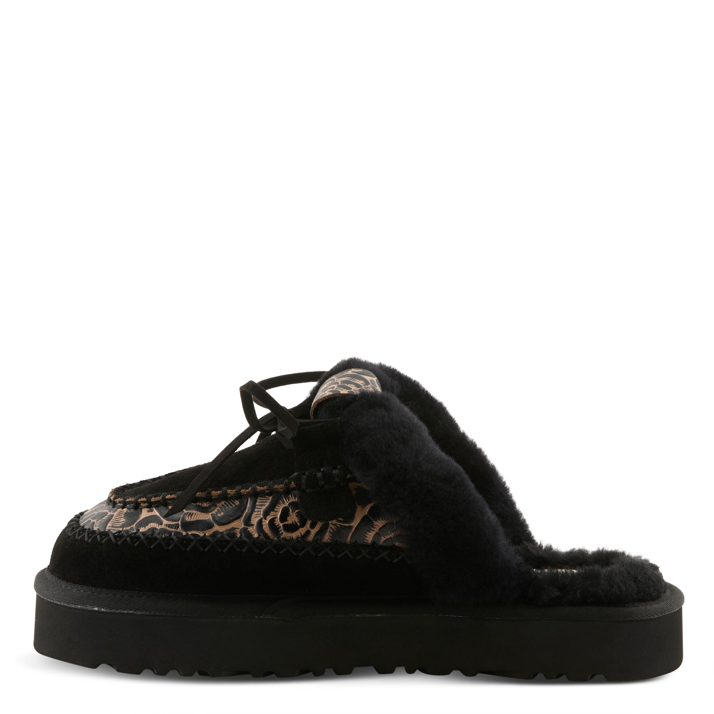 BLACK MULTI SUEDE