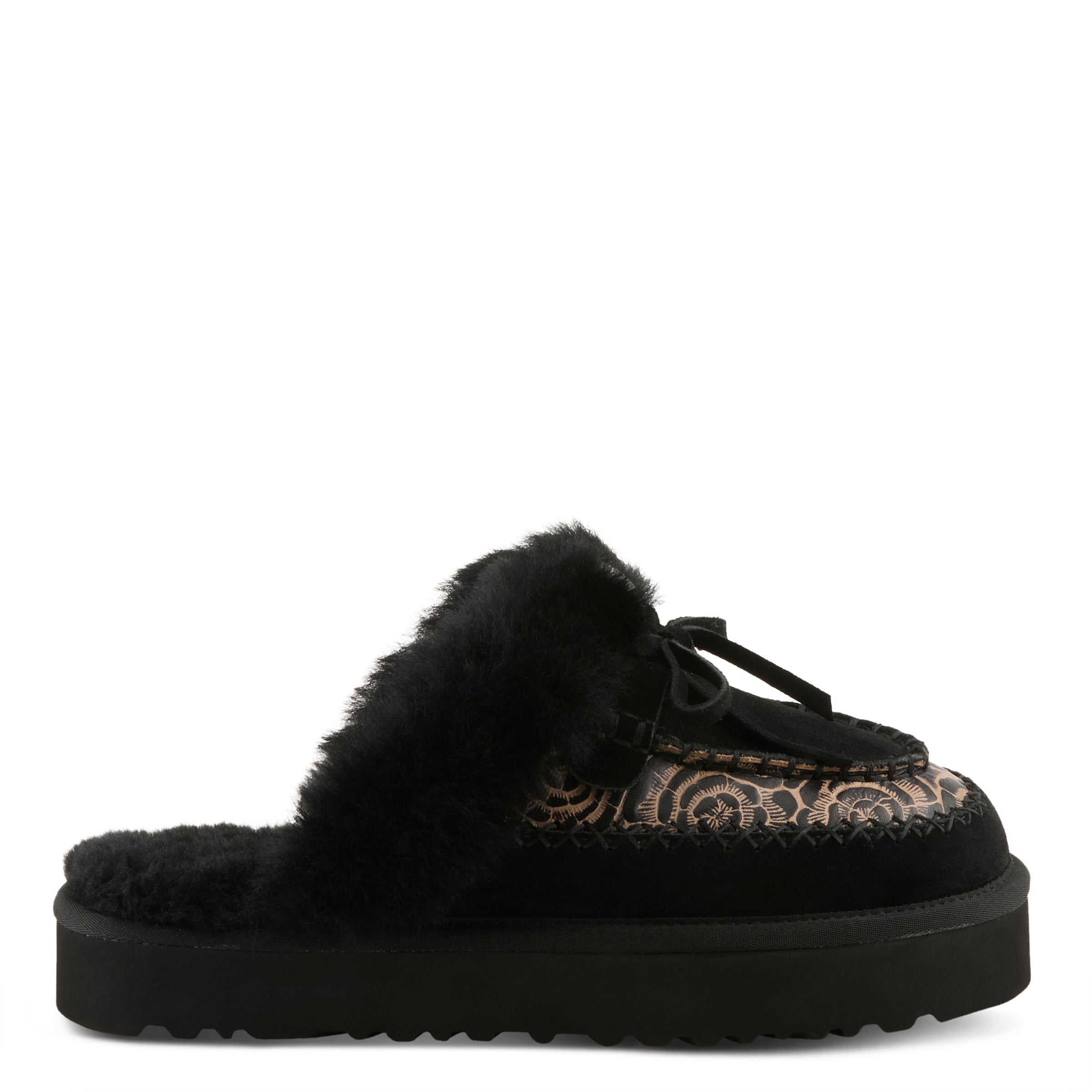 BLACK MULTI SUEDE