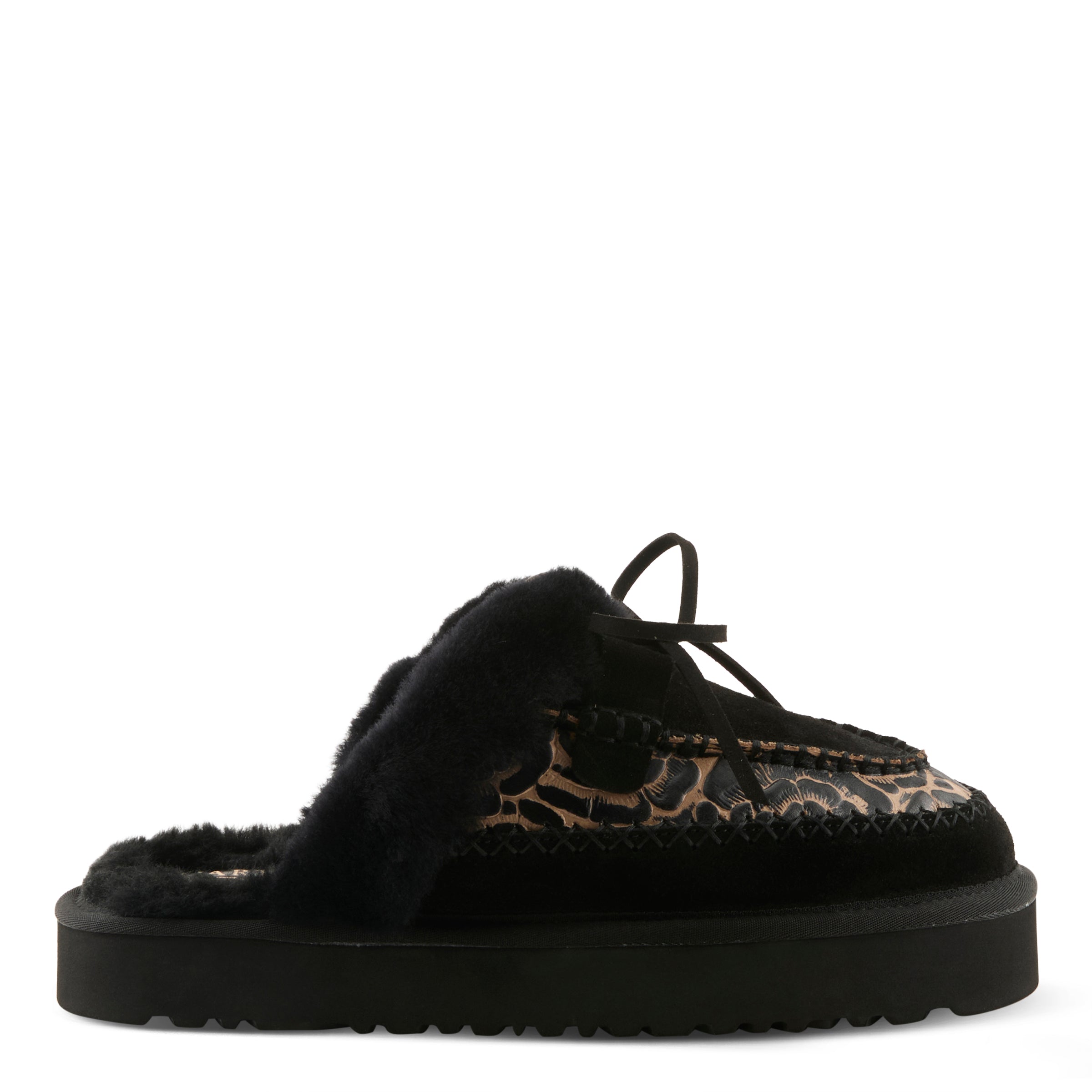 BLACK MULTI SUEDE