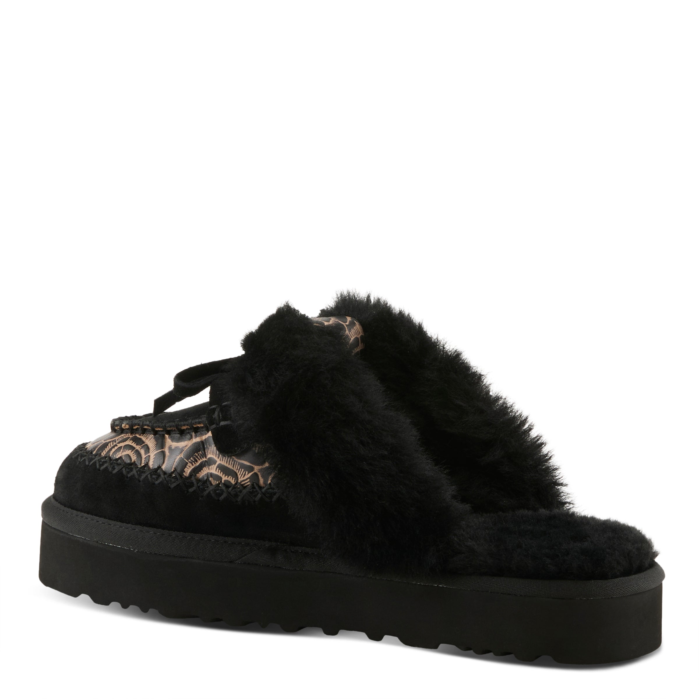 BLACK MULTI SUEDE