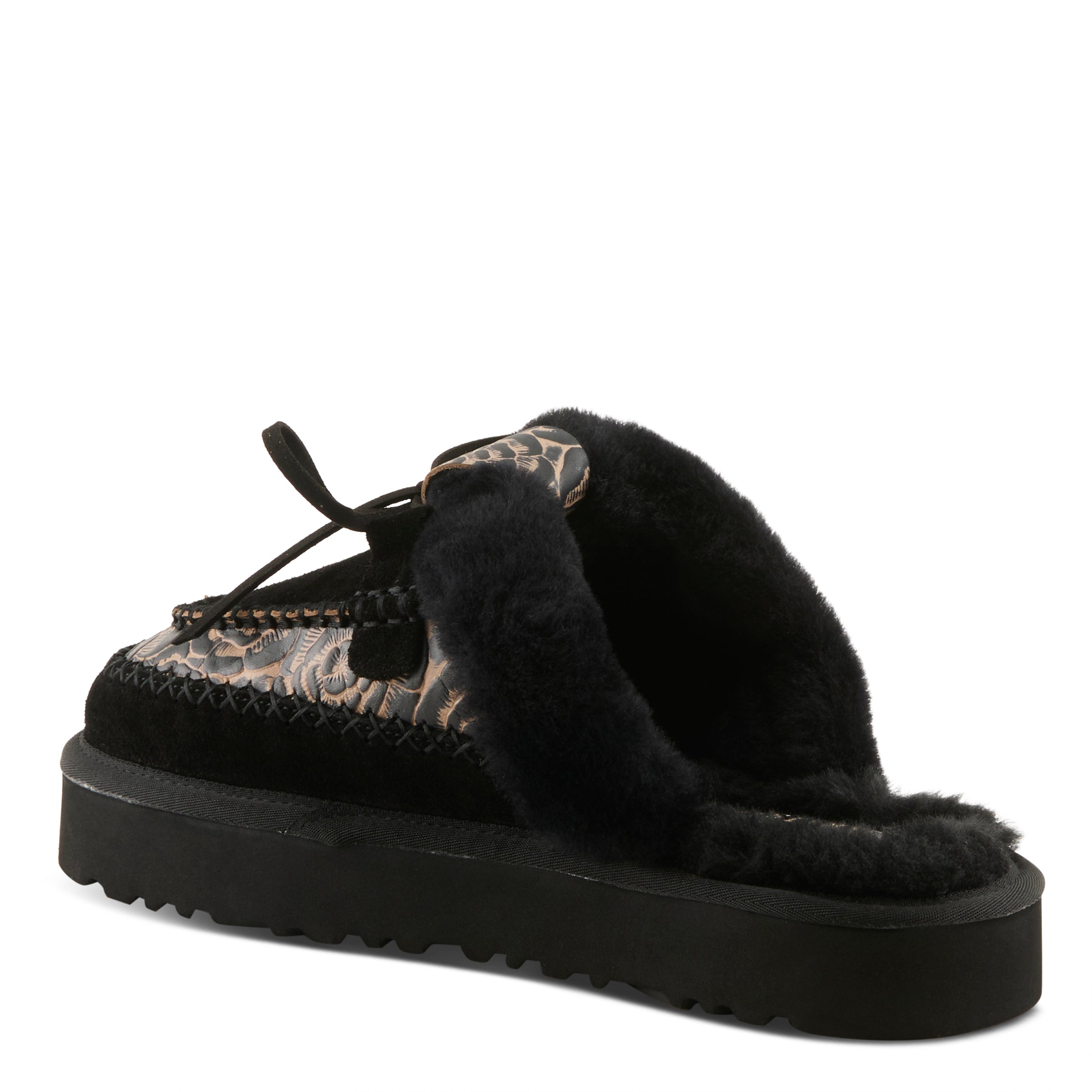 BLACK MULTI SUEDE
