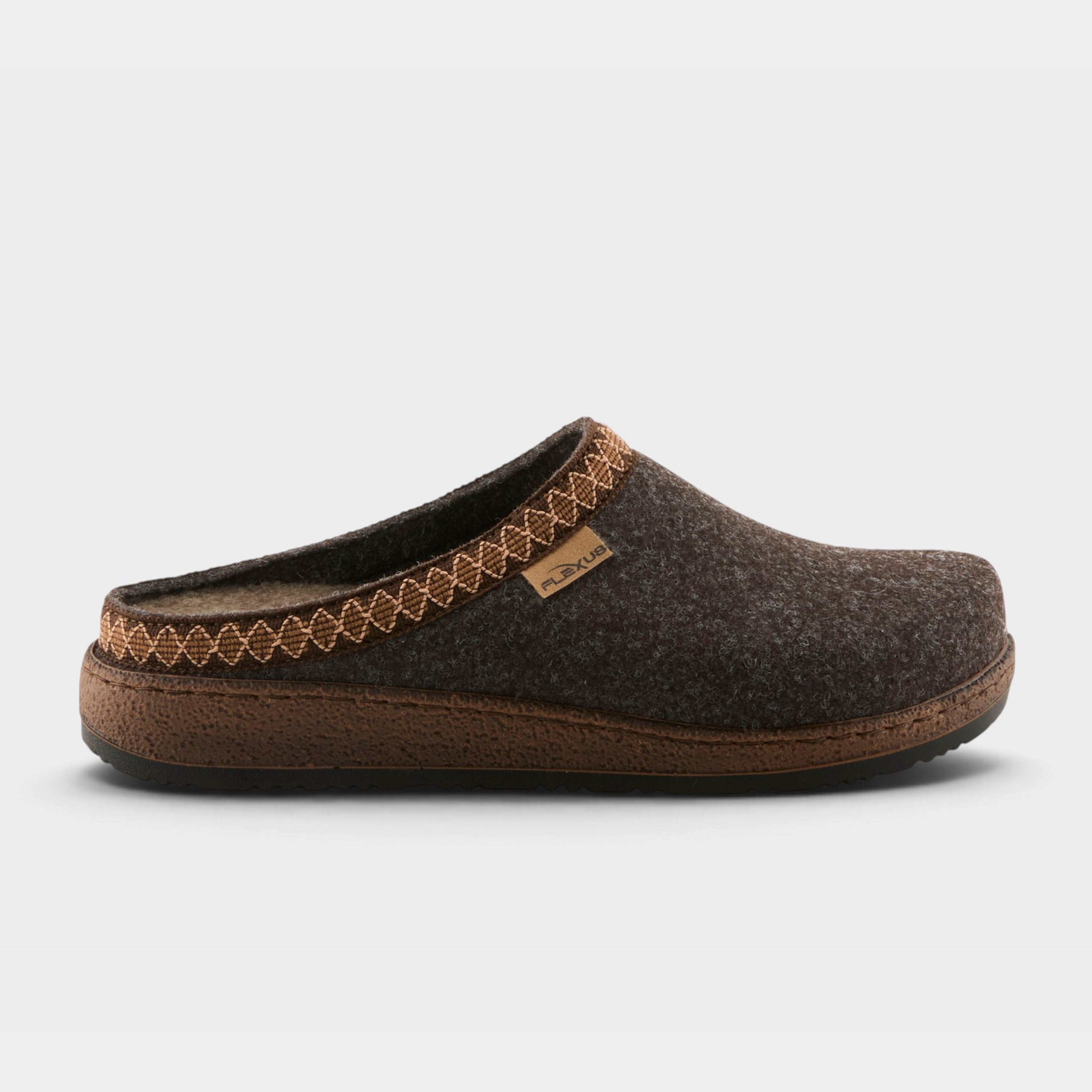 Flexus Snuggee Dark Brown Slipper