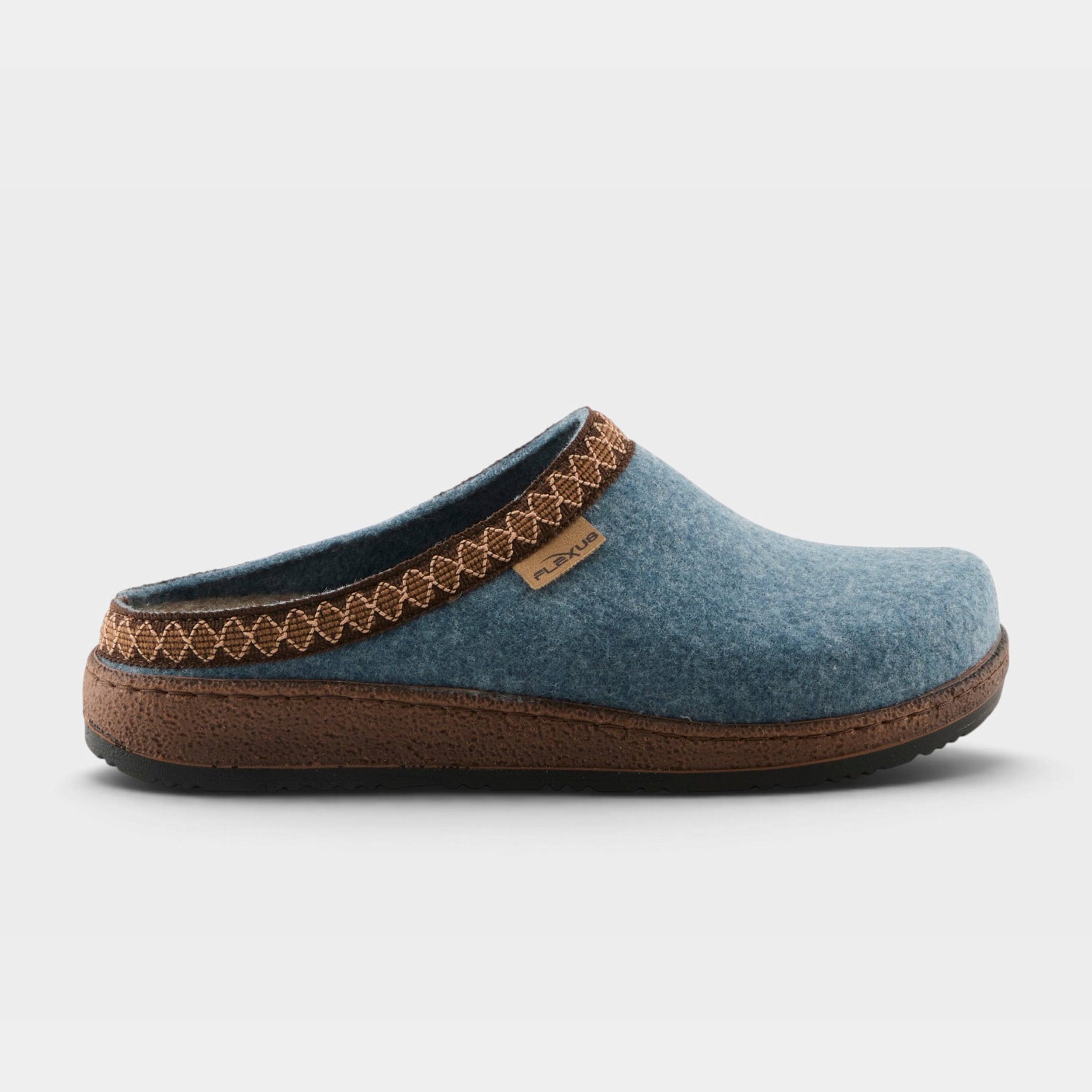Flexus Snuggee Denim Blue Slipper