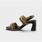 L'Artiste Starstud sandals in Black Multi, side view
