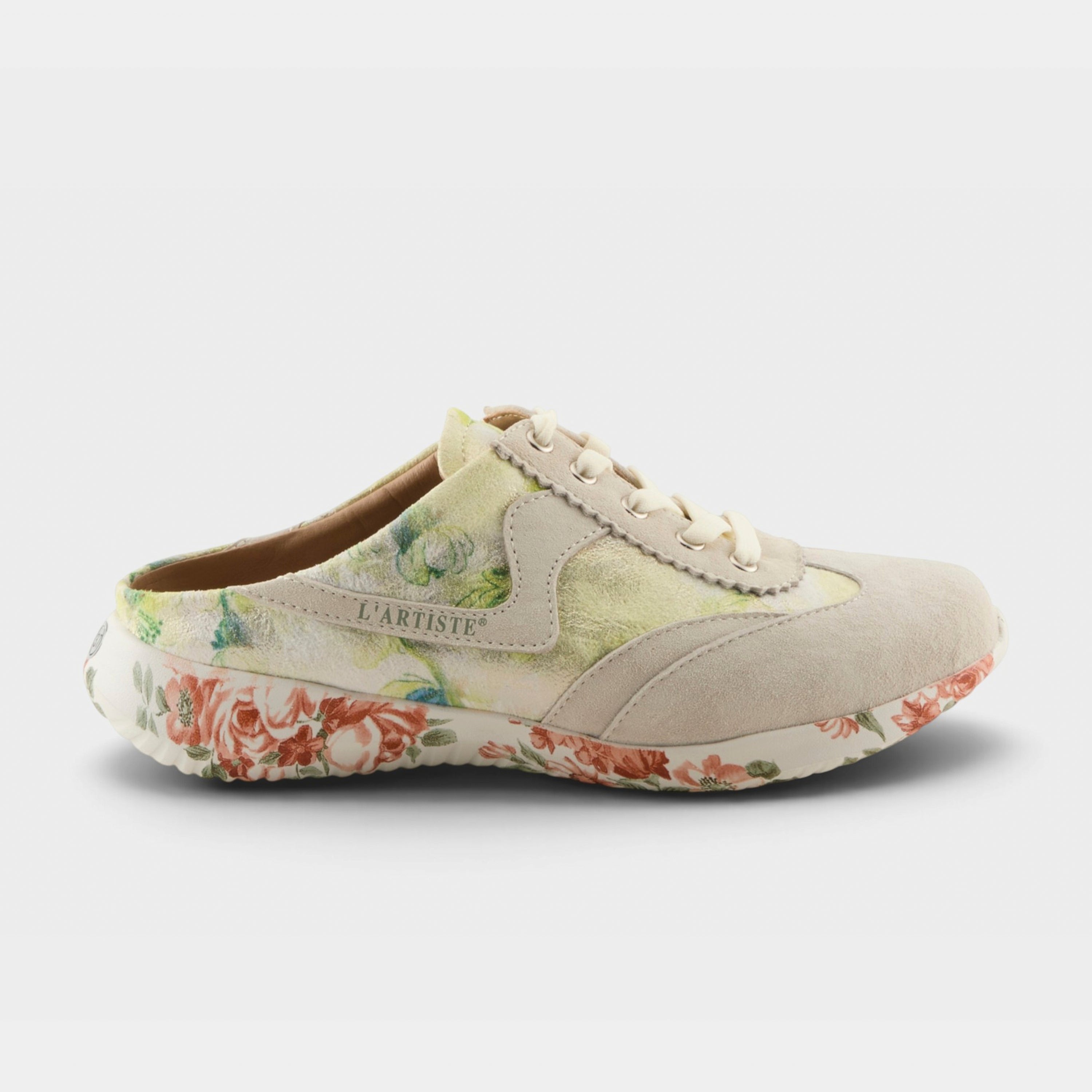 L'Artiste Stepinside sneakers in Off White Multi, hero view
