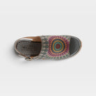 L'Artiste Stevienix sandals in Denim Multi, top view