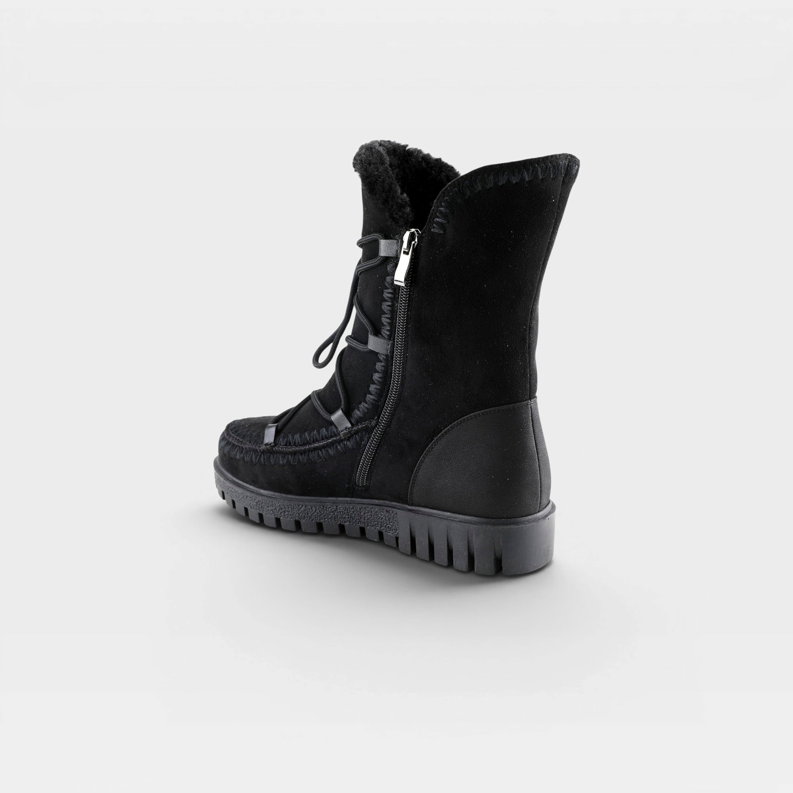 Azura Stich Black Boot