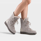 Azura Stich Taupe Boot