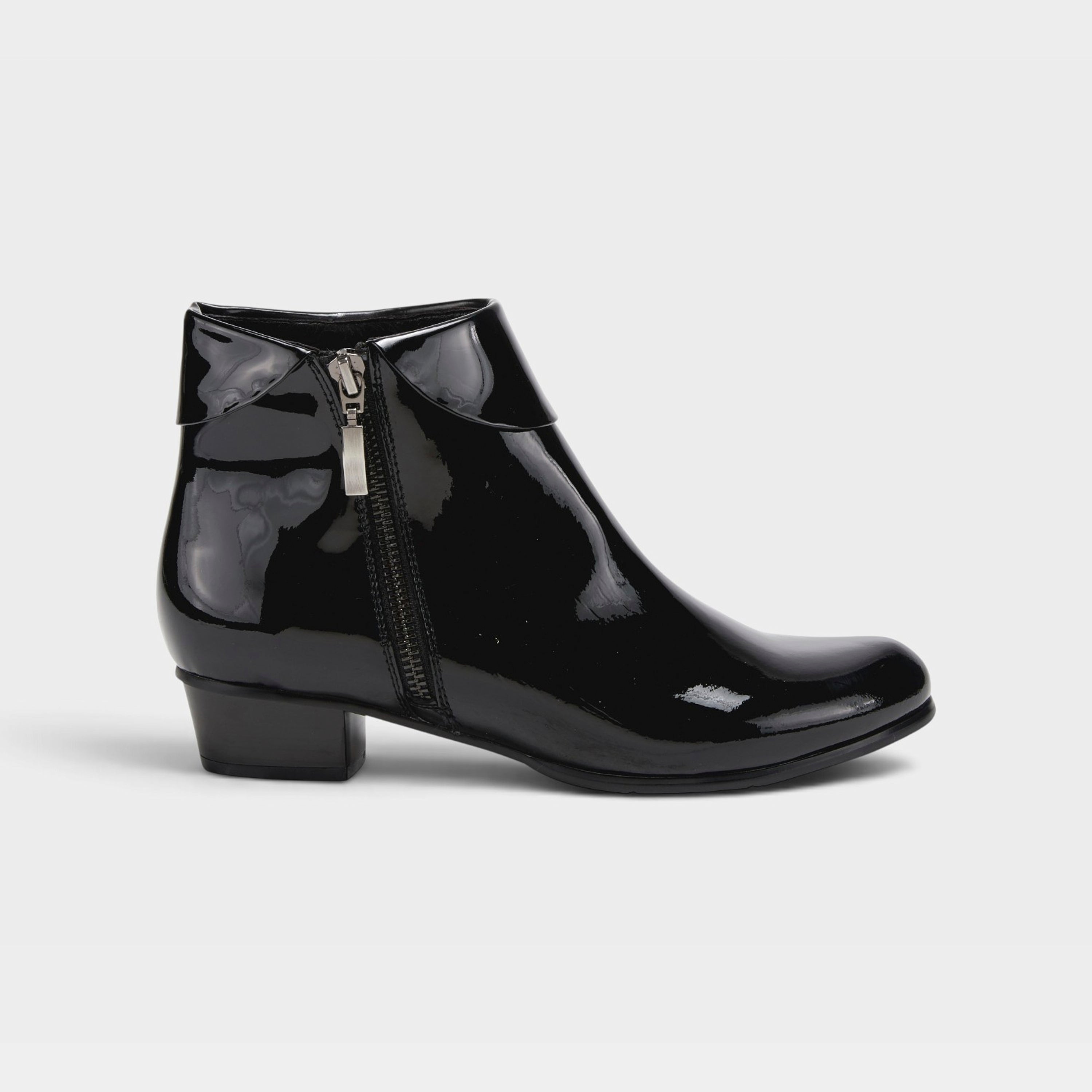 Spring Step Stockholm Black Patent Boot