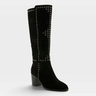 Azura Studette Black Suede Boot