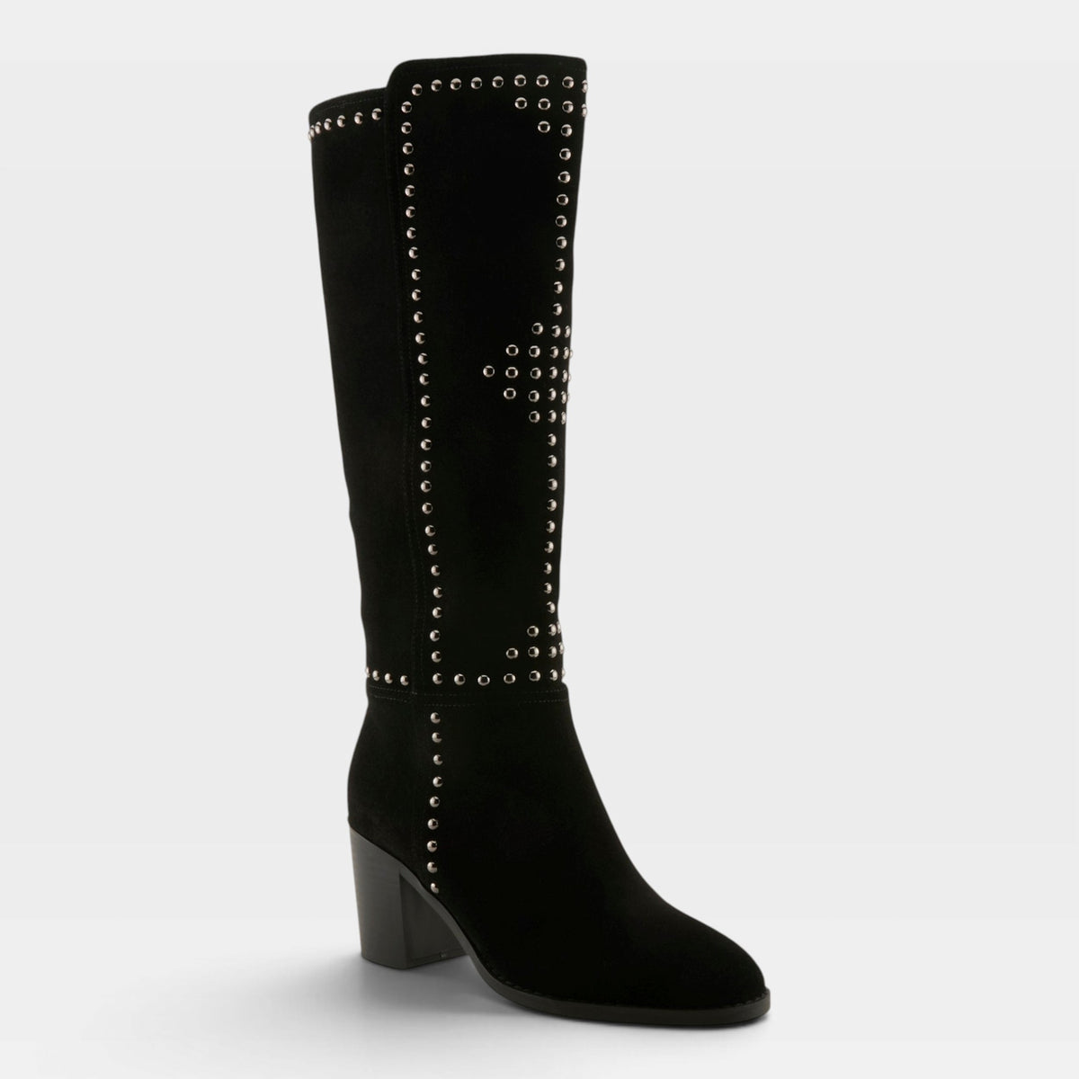 Azura Studette Black Suede Boot