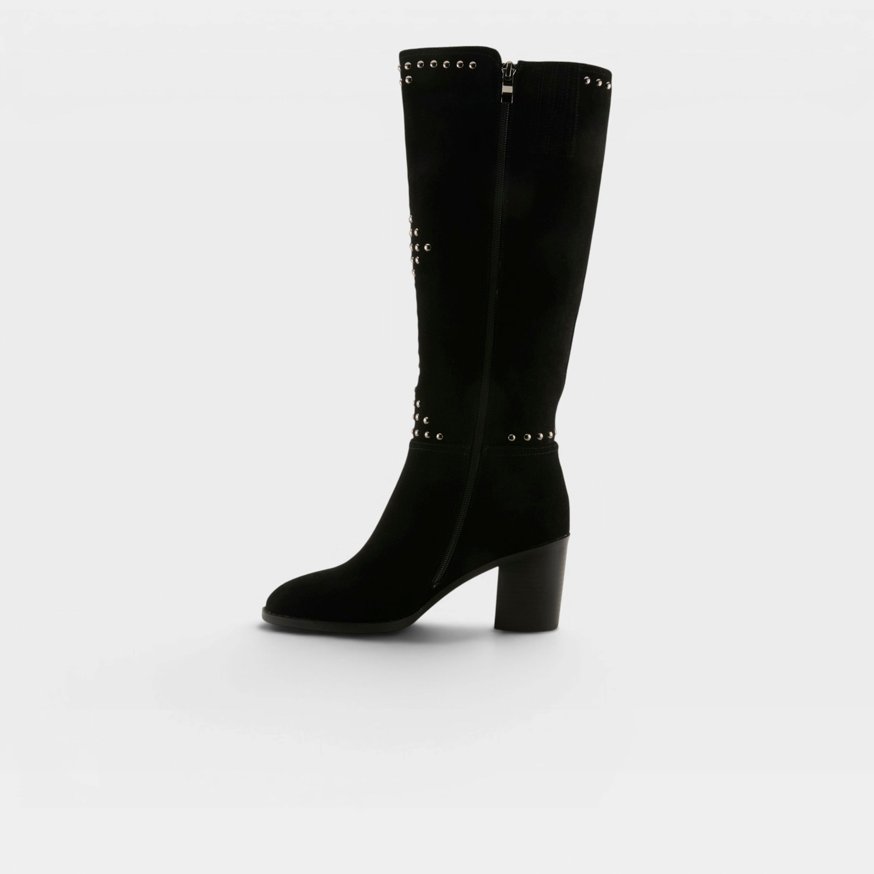 Azura Studette Black Suede Boot