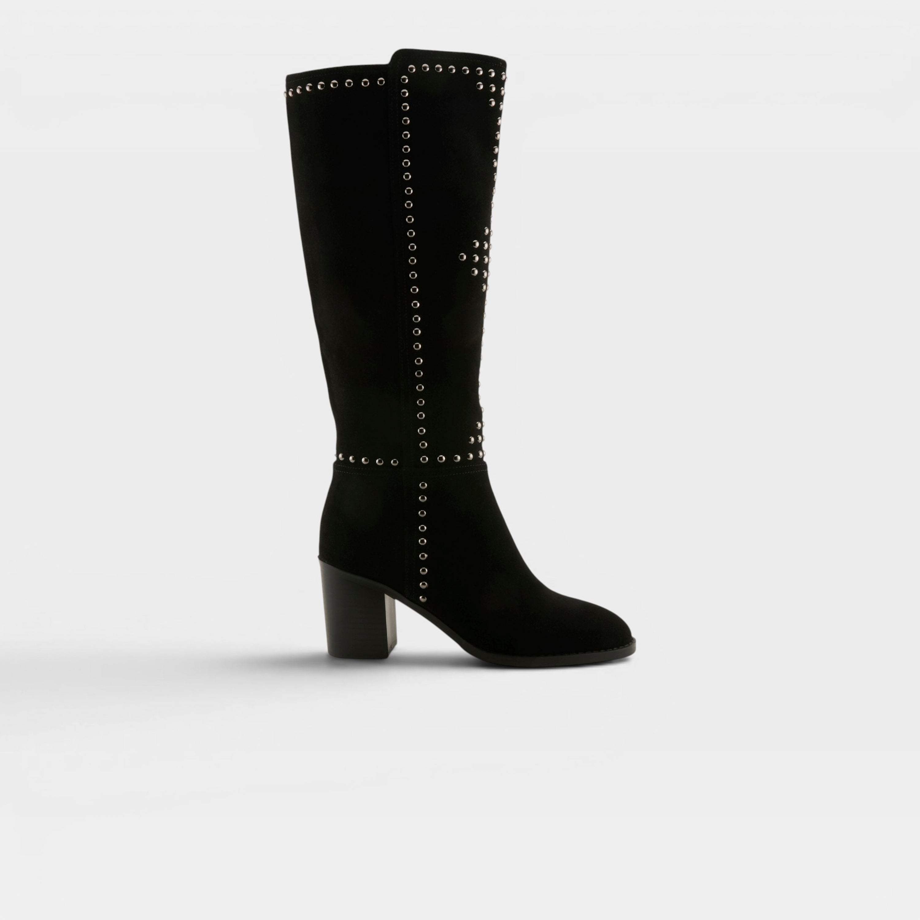 Azura Studette Black Suede Boot