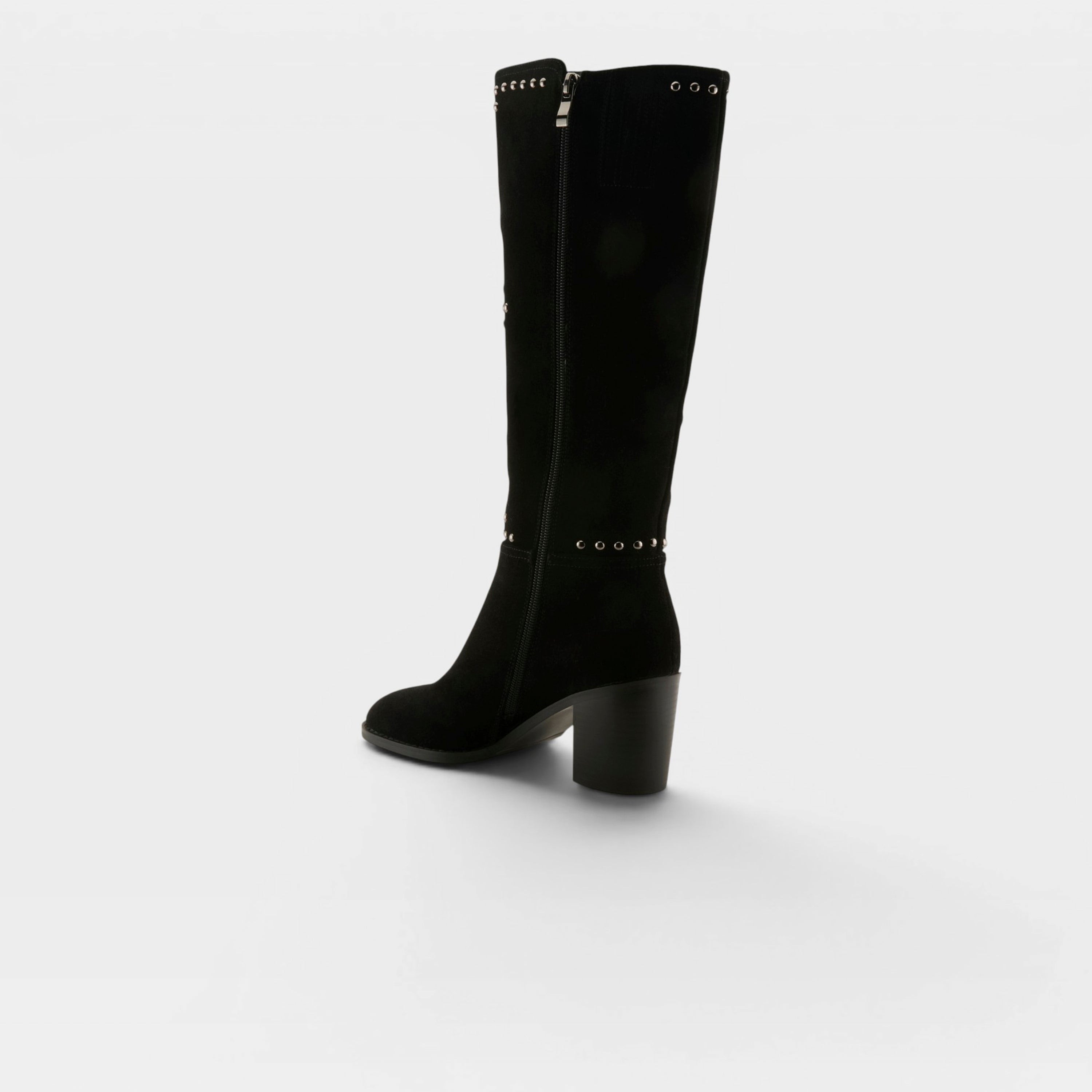 Azura Studette Black Suede Boot