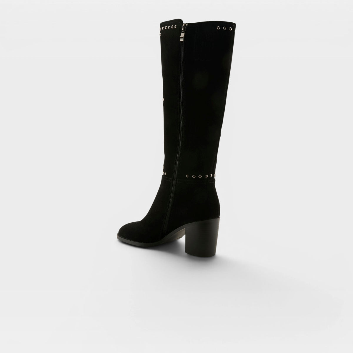Azura Studette Black Suede Boot