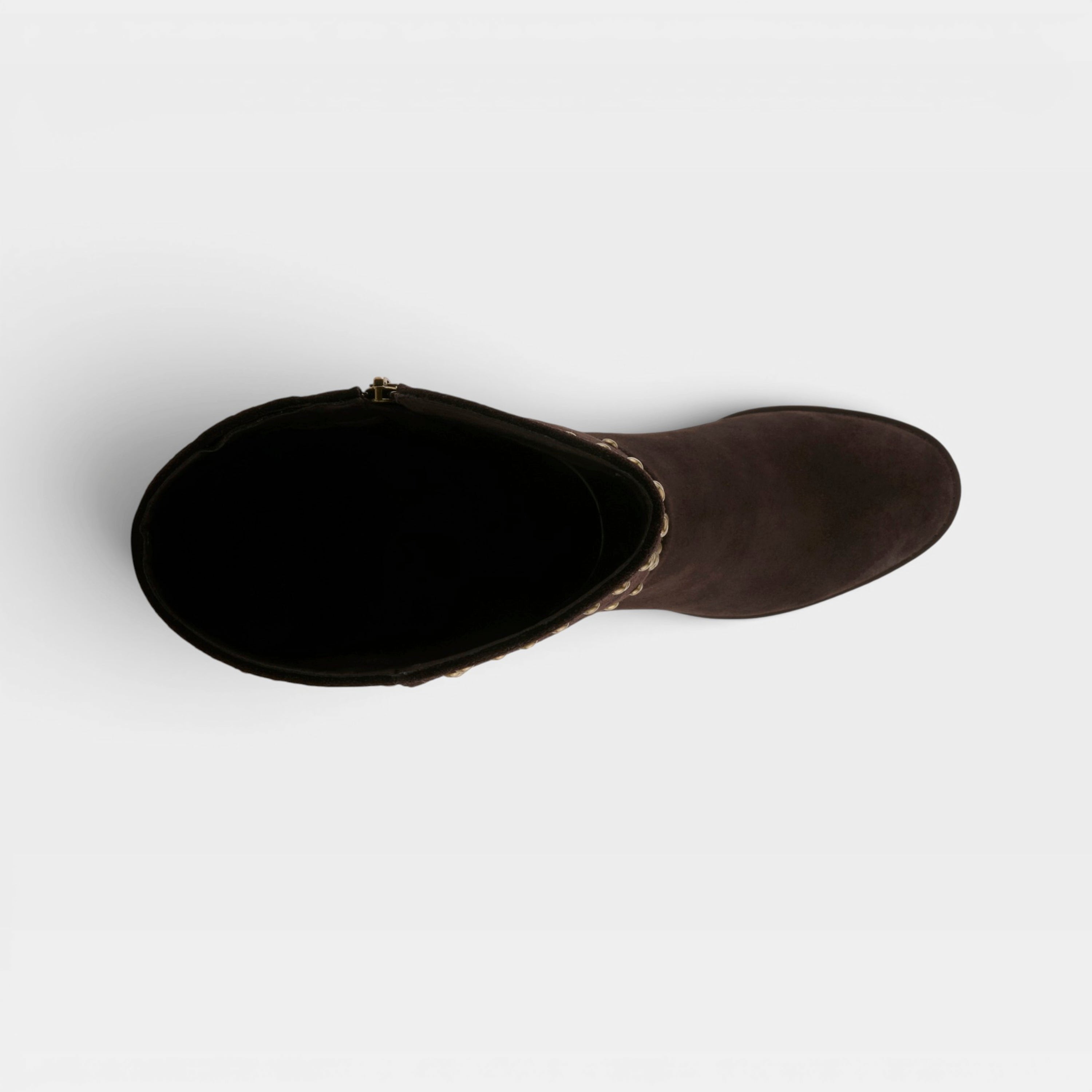 Azura Studette Chocolate Suede Boot