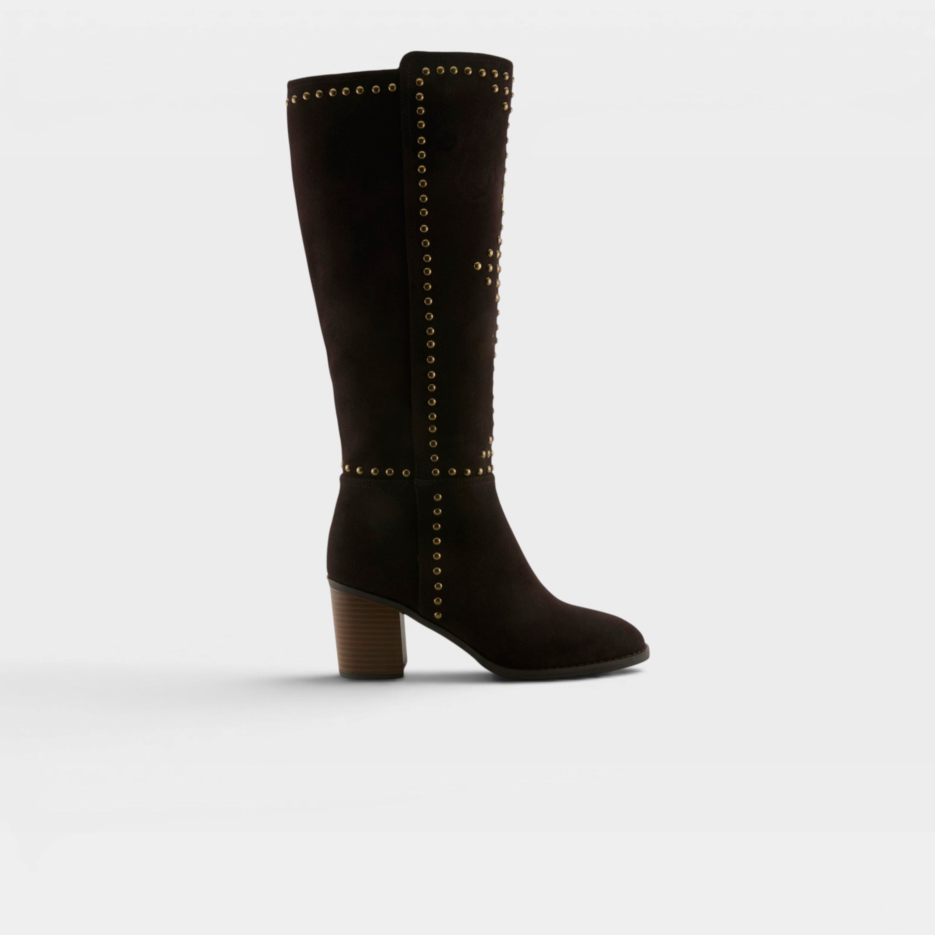 Azura Studette Chocolate Suede Boot