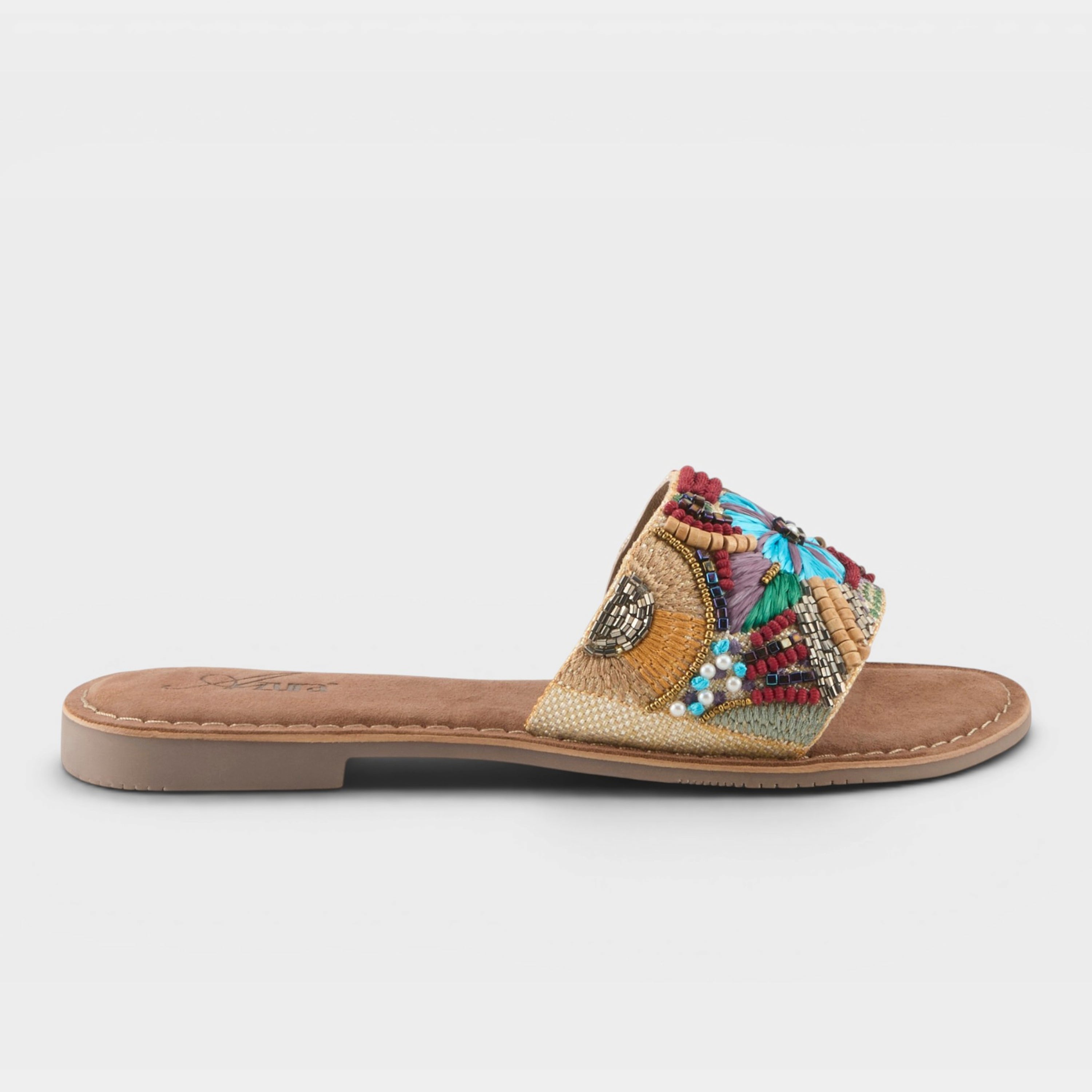 Azura Sugarplum Blue Multi Sandal