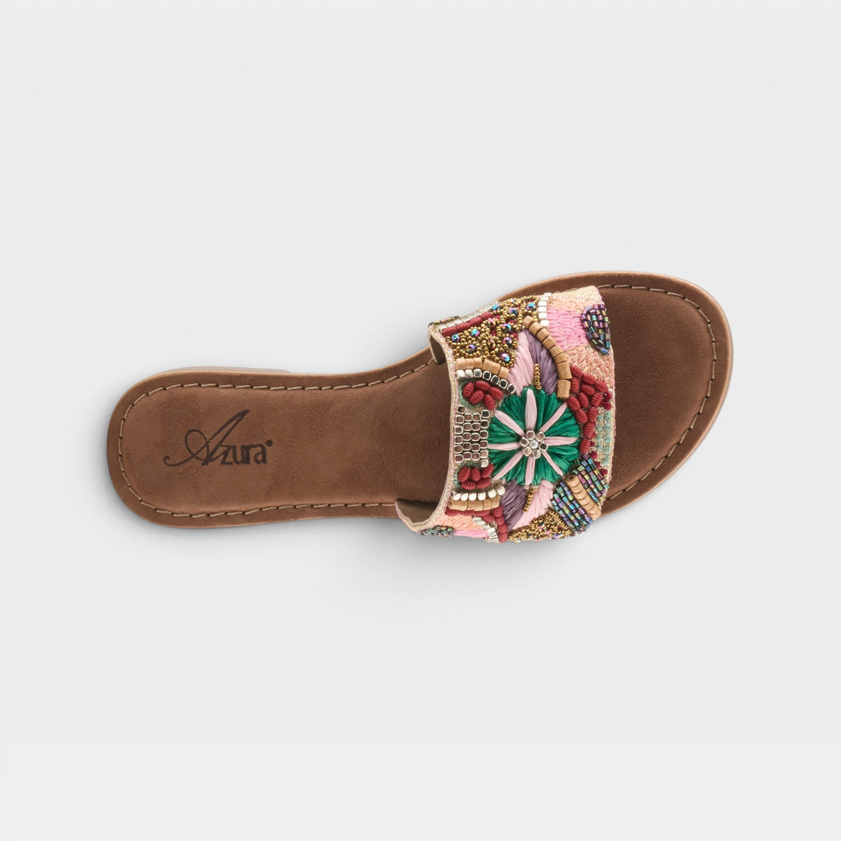 Azura Sugarplum Green Multi Sandal