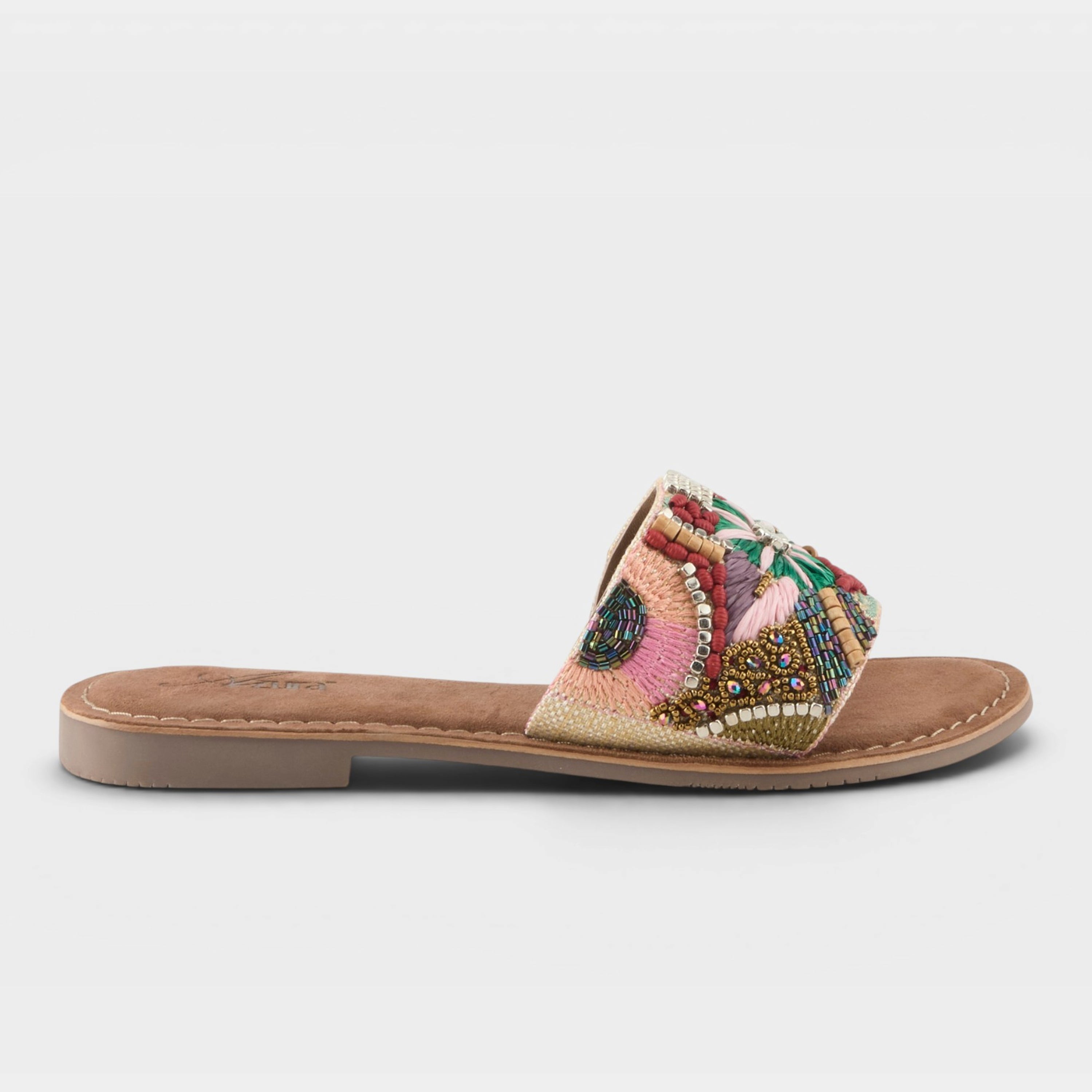 Azura Sugarplum Green Multi Sandal
