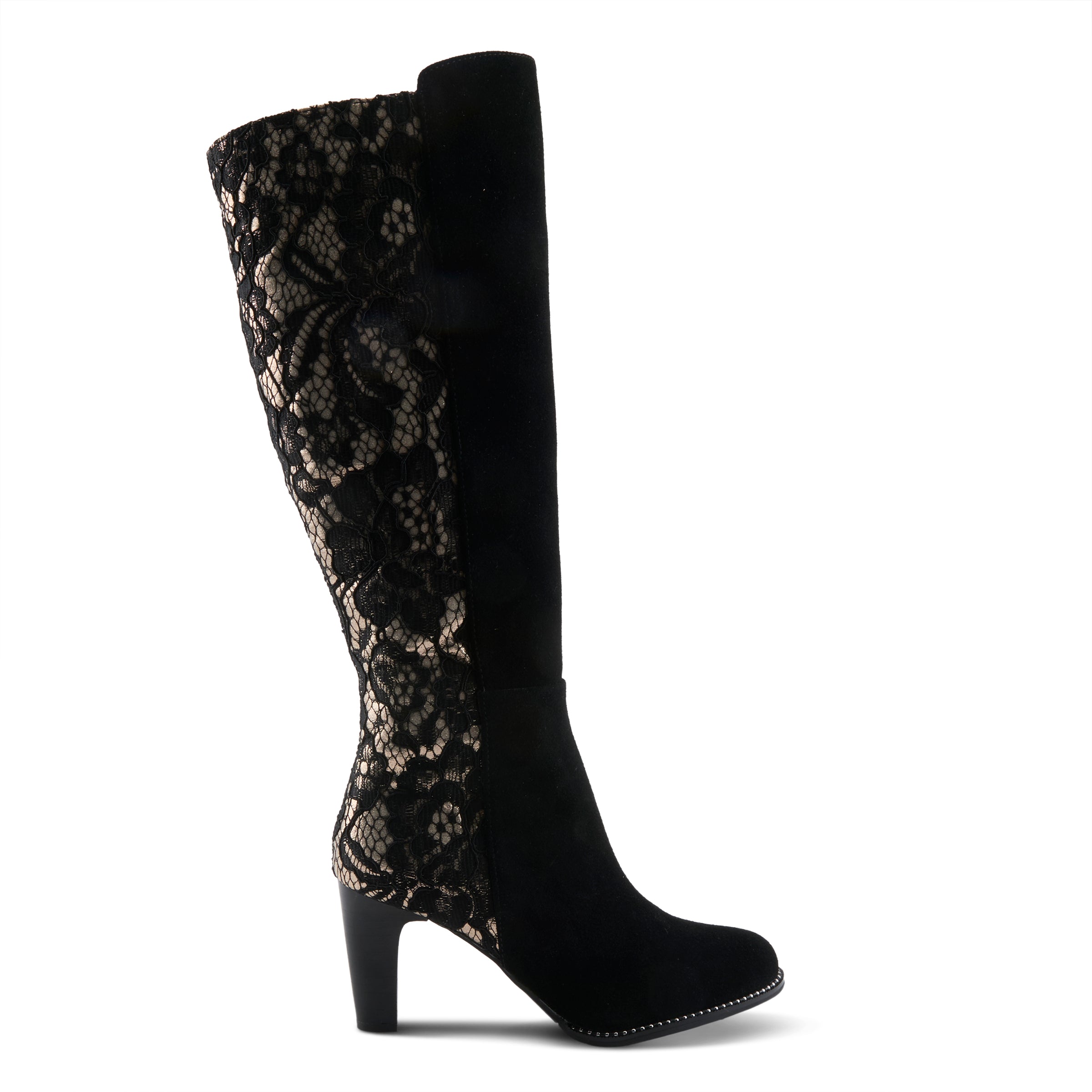 BLACK MULTI SUEDE