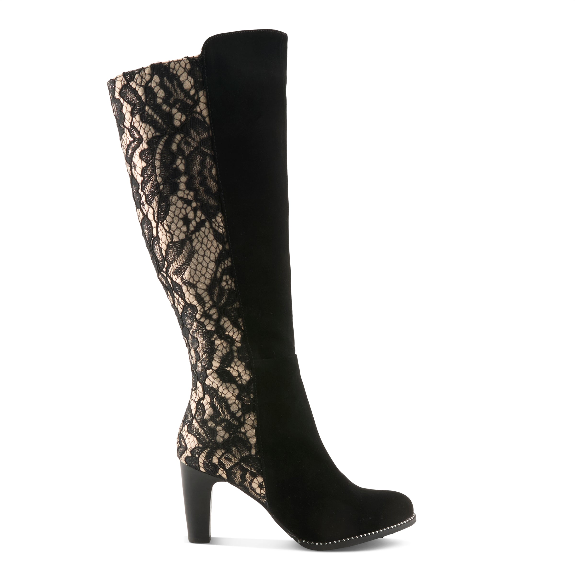 BLACK MULTI SUEDE