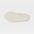 L'Artiste Sumacah sandal in Beige Multi, outsole view