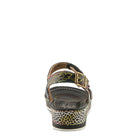 L'Artiste L'ARTISTE SUMACAH SANDAL sandal in camel multi with handcrafted leather design