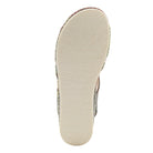 L'Artiste L'ARTISTE SUMACAH SANDAL sandal in beige multi with handcrafted leather design