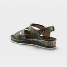 L'Artiste Sumacah sandal in Black Multi, alternate angle view