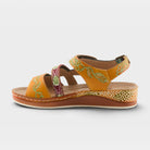 L'Artiste Sumacah sandal in Camel Multi, side view