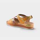 L'Artiste Sumacah sandal in Camel Multi, alternate angle view