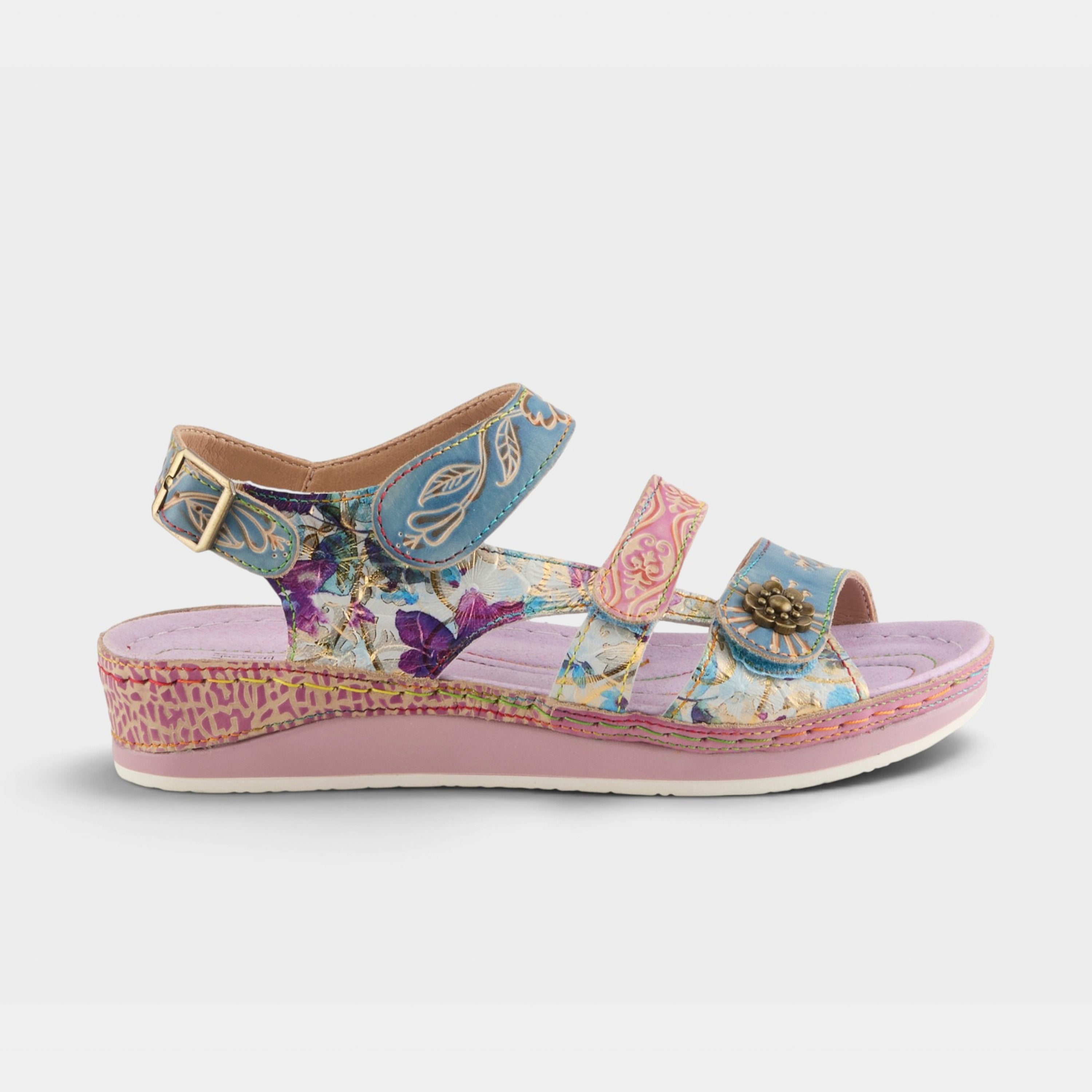 L'Artiste Sumacah sandal in Lilac Multi, hero view