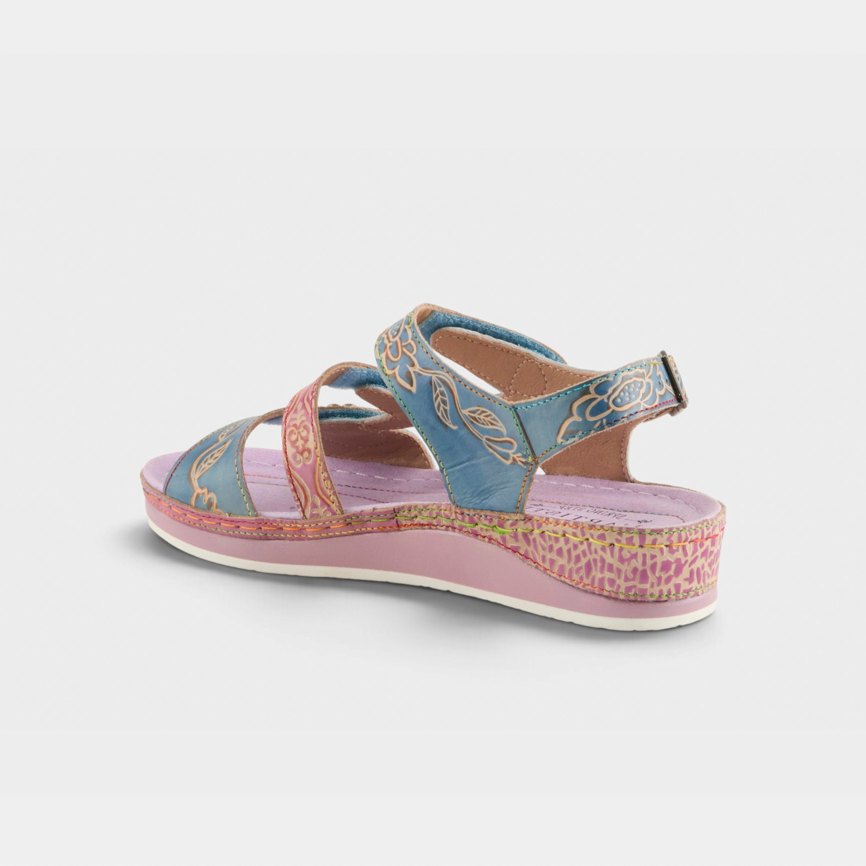 L'Artiste Sumacah sandal in Lilac Multi, alternate angle view