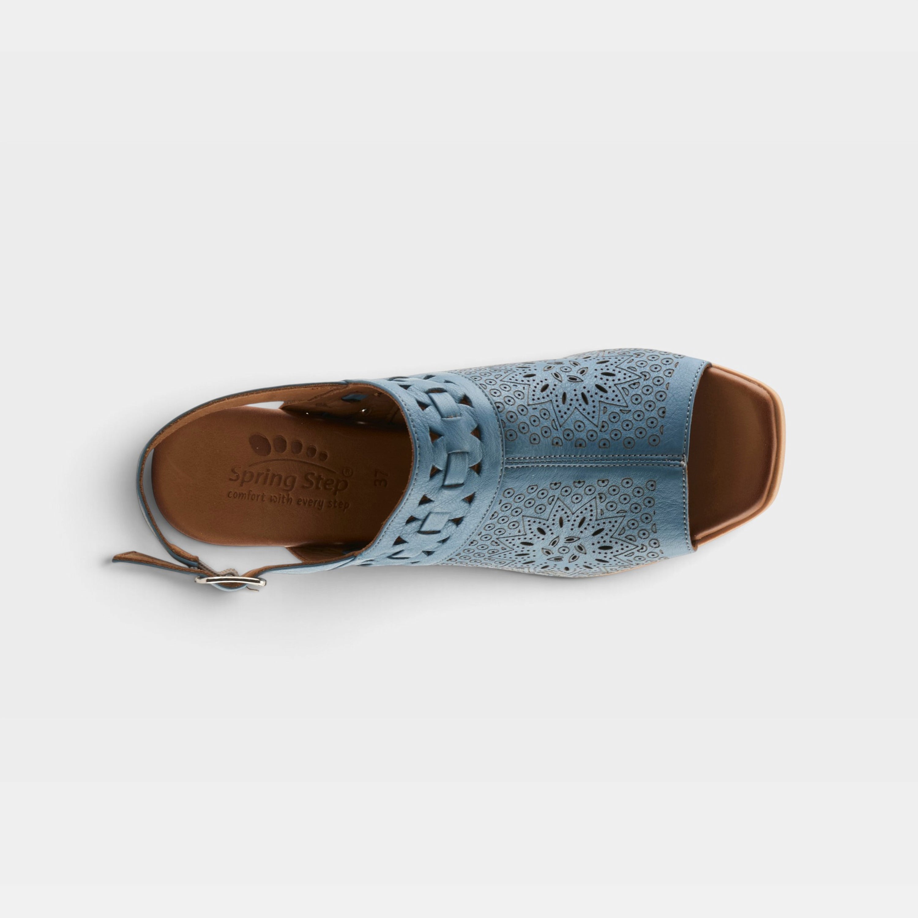 Spring Step Sunela Denim Blue Sandal
