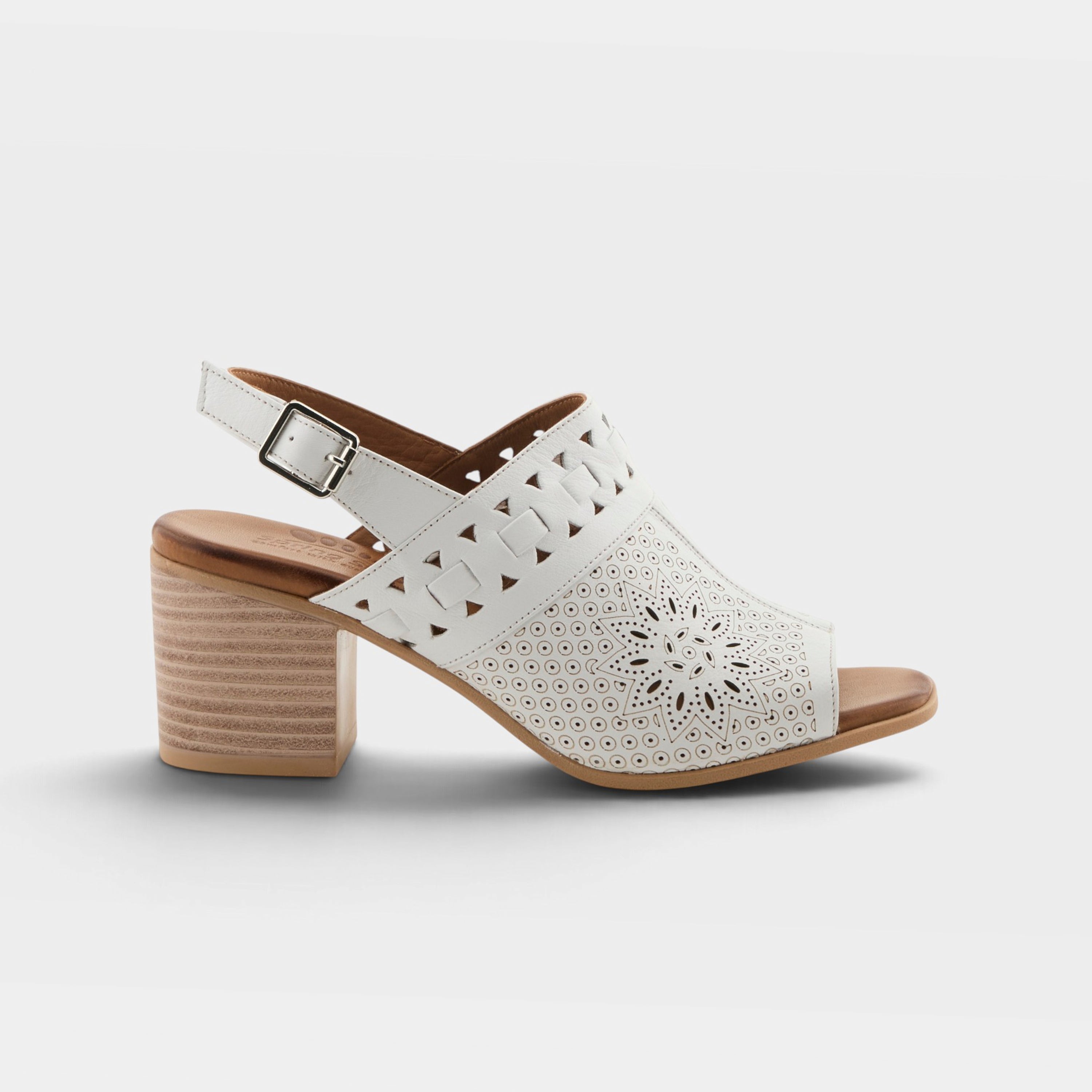Spring Step Sunela White Sandal