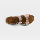 L'Artiste Sunjai sandals in Grey Multi, top view